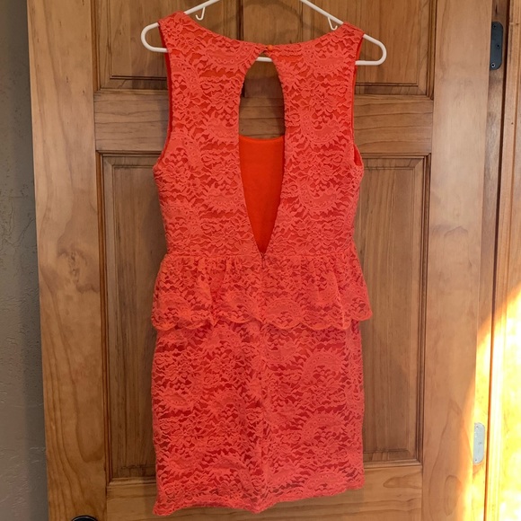 Coral Flying Tomato Dress - Picture 3 of 3